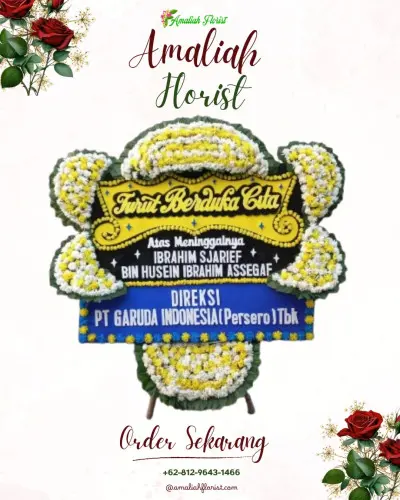 Papan Bunga Duka di Durenjaya