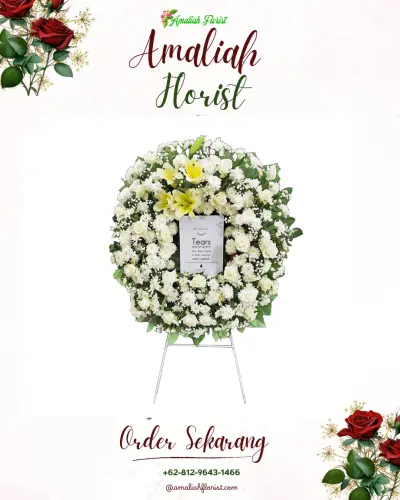Krans Bunga Duka Cita di Durenjaya